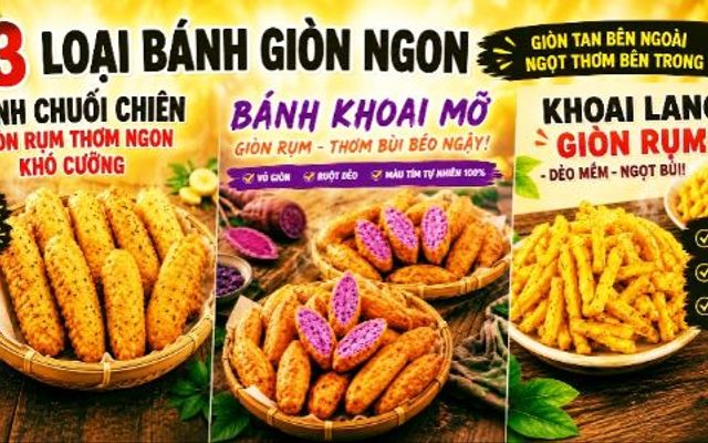 Chuối Chiên Gạo Nếp