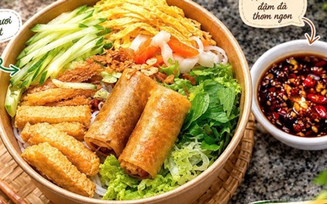 Bún Nước Tương & Trà Trái Cây Âu Cơ