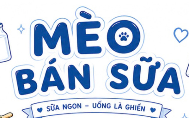 Mèo Bán Sữa - Sữa Gạo Rang - Tân Hoá