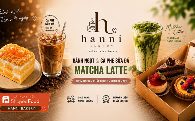 Hanni Bakery - Bông Lan Trứng Muối, Cà Phê & Matcha - 4A Đồng Xoài