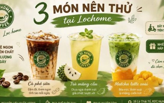 Lochome Cần Thơ - Trà & Cà phê - KDC Hưng Phú