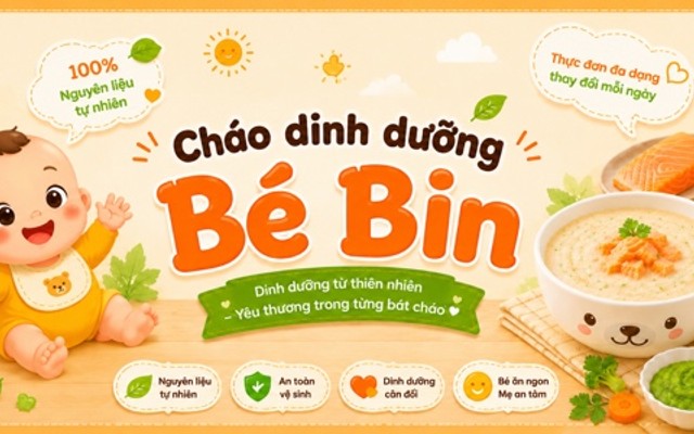 Cháo Dinh Dưỡng Bé Bin - Chợ Vạn Phúc