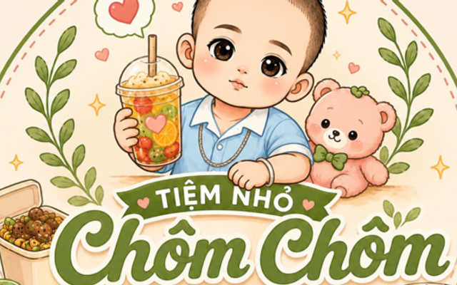 Trà Trái Cây , Bánh Tráng Trộn - Tiệm Nhỏ Chôm Chôm