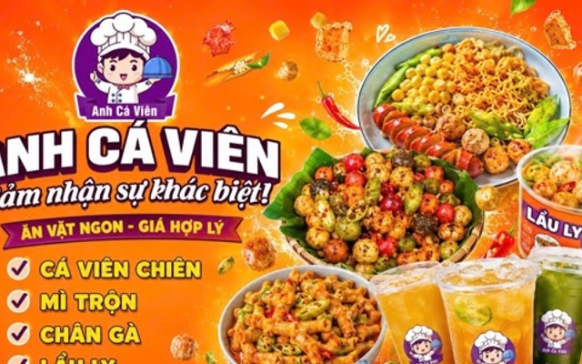 Anh Cá Viên - Cá Viên Chiên, Mì Trộn & Chân Gà Sốt Thái - Quốc Lộ 13