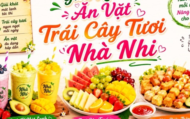 Sinh Tố & Nước Ép - Trái Cây Tươi Nhà Nhi
