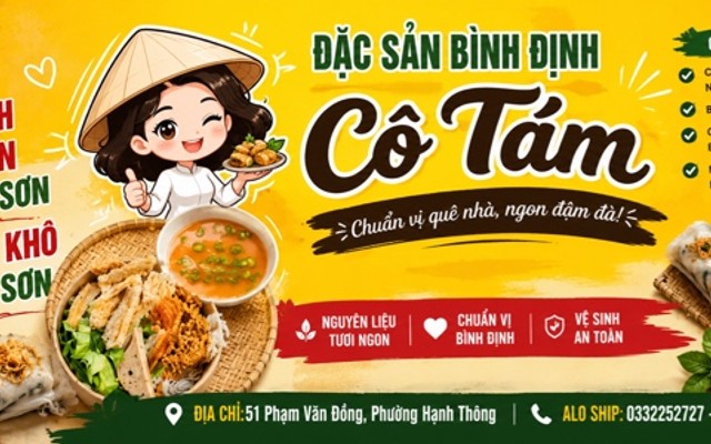 Bánh Cuốn Tây Sơn - Đặc Sản Bình Định Cô Tám - Phạm Văn Đồng