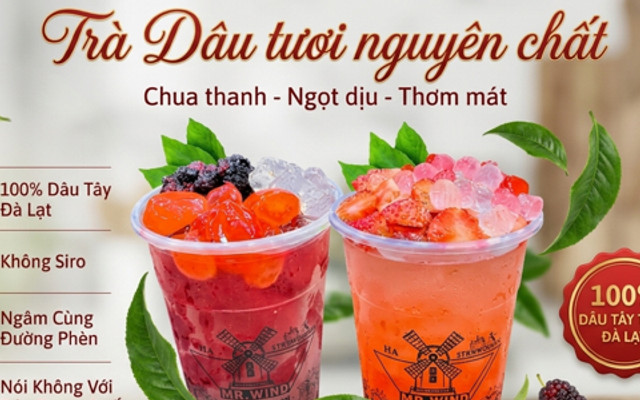 Trà Dâu Tươi Mr. Wind
