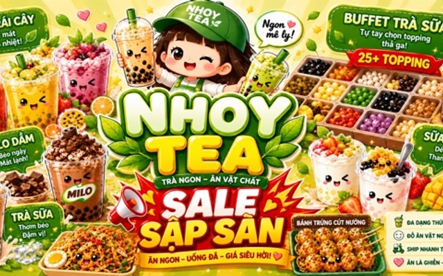 Nhoy Tea - Trà Sữa & Bánh Tráng