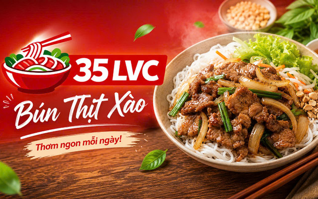 35LVC - Bún Thịt Xào - Lê Văn Cử