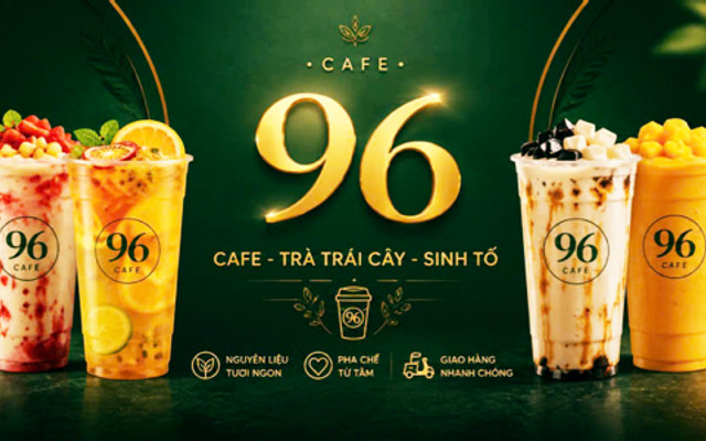96 - Cafe Pha Máy, Trà Trái Cây & Sinh Tố - Đường Số 6