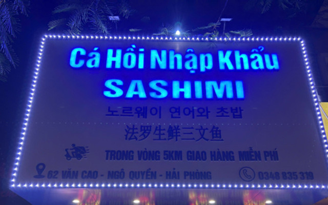 SASHIMI CÁ HỒI NAUY - 88 Vũ Trọng Khánh