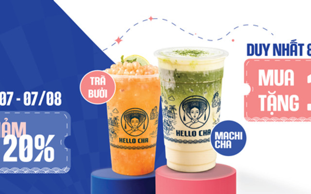 Hello Cha - Matcha & Cha Blend - Nguyễn Văn Cừ Nối Dài