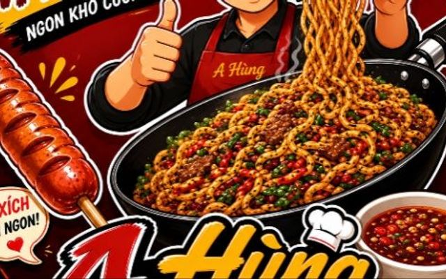 Ăn Vặt A Hùng 24h - Mì Xào Bò