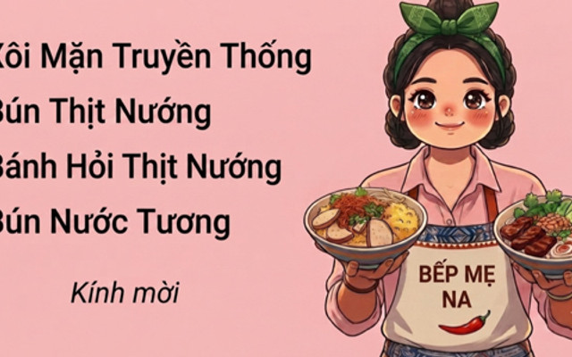 Bún Thịt Nướng - Xôi Mặn - Mẹ Na