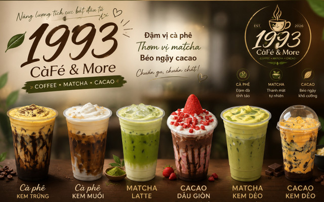 1993 CàFé & More - Cà Phê & Matcha - Nguyễn Bặc
