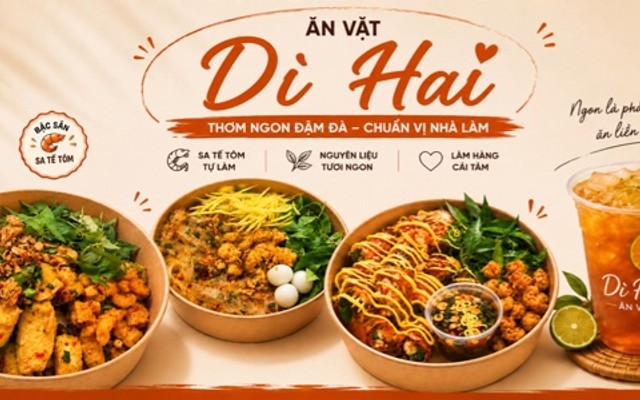 Ăn Vặt Dì Hai - Trộn, Cuốn & Lắc Sate Tôm - Quang Trung