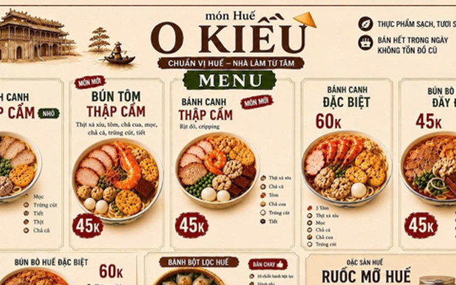 Món Huế O Kiều - 17 Hoàng Công Chất