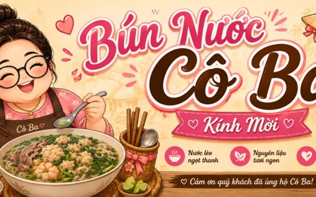 Bún Nước Cô Ba