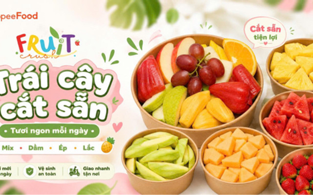 Fruit Crush - Trái Cây Tươi, Bánh Tráng & Ăn Vặt - Âu Cơ