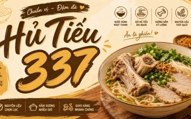 Hủ Tiếu 337 - Hủ Tiếu, Mì & Bánh Canh - Vườn Lài