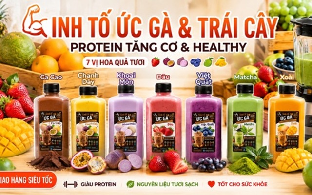 Sinh Tố Ức Gà Ngon Tăng Cơ Giảm Mỡ