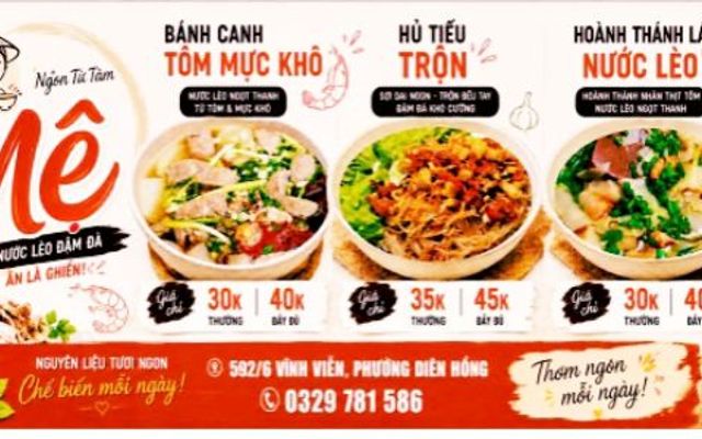 Bánh Canh Tôm Mực Khô - Mệ