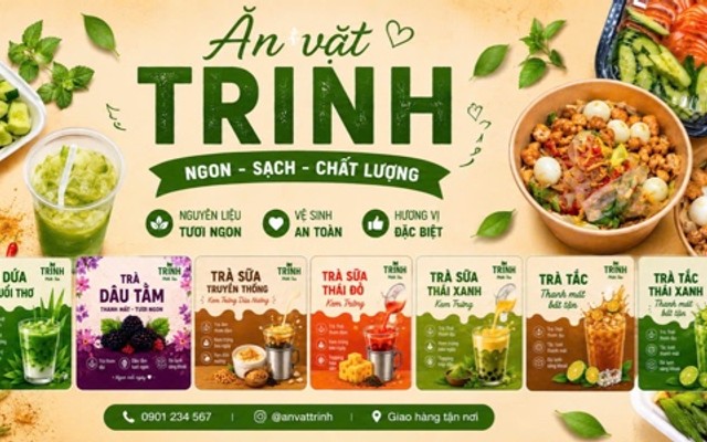 Ăn Vặt Trinh Đà Lạt - Trà Sữa, Bánh Tráng & Tré Trộn - 08 Đường Số 7