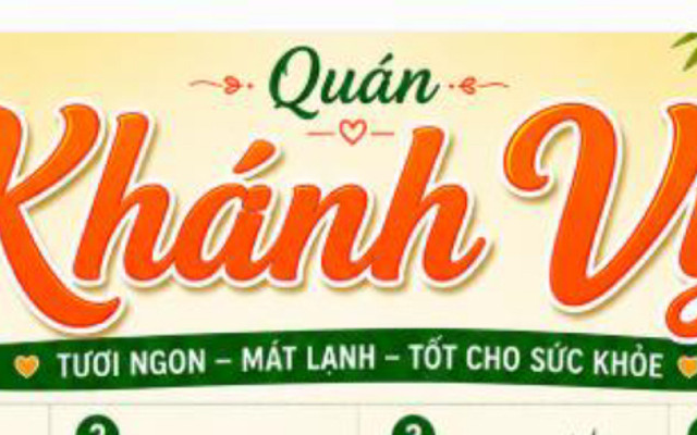 Sinh Tố - Nước Ép Nguyên Chất Khánh Vy