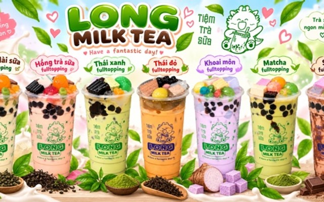 Tiệm Trà Sữa LONG TEA - Dân Chủ