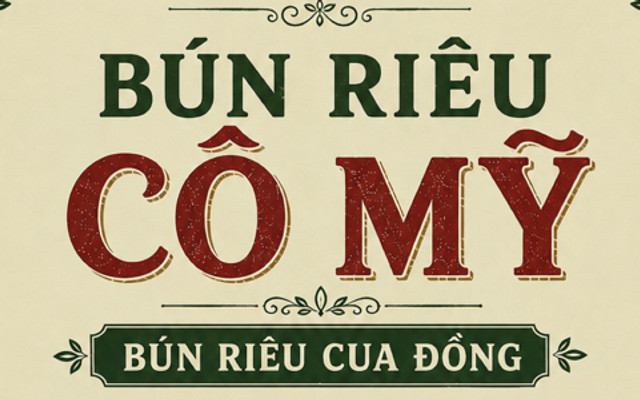 Bún Riêu Cô Mỹ