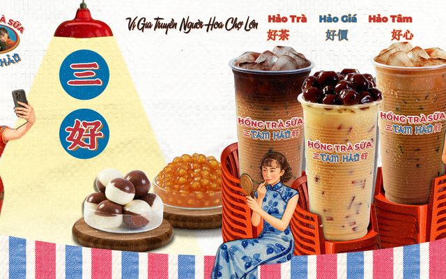 Hồng Trà Sữa Tam Hảo - 08 Thạch Lam