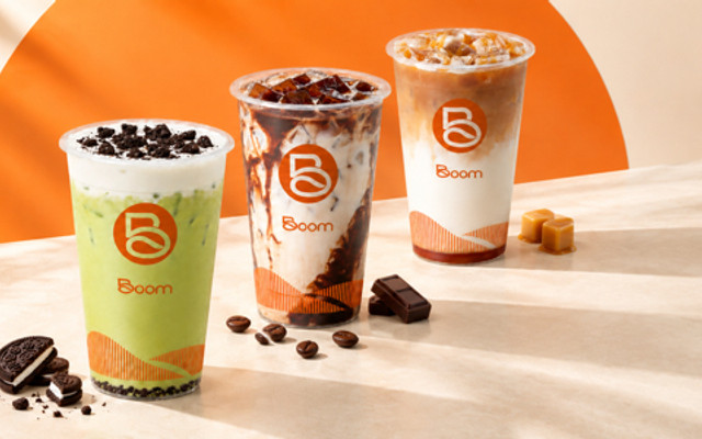 Boom - Cà Phê & Trà Sữa - Sữa Tươi Trân Châu Đường Đen - Lê Lai