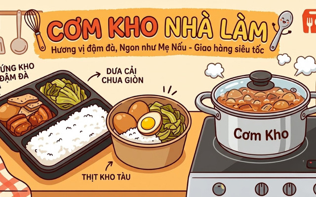 Cơm Ngon Long Béo - Chuyên Món Thịt Kho Tàu - Hải Dương