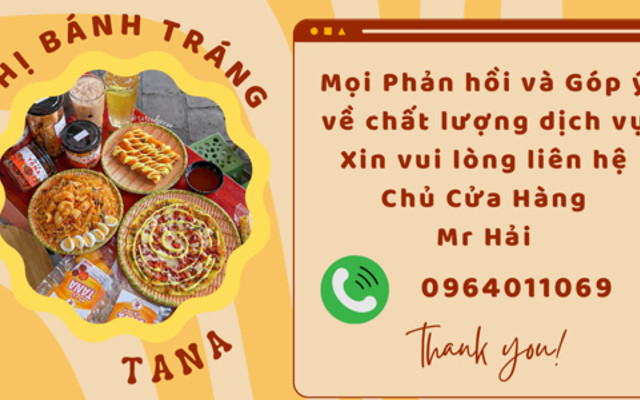 Tana - Siêu Thị Bánh Tráng - Sài Đồng