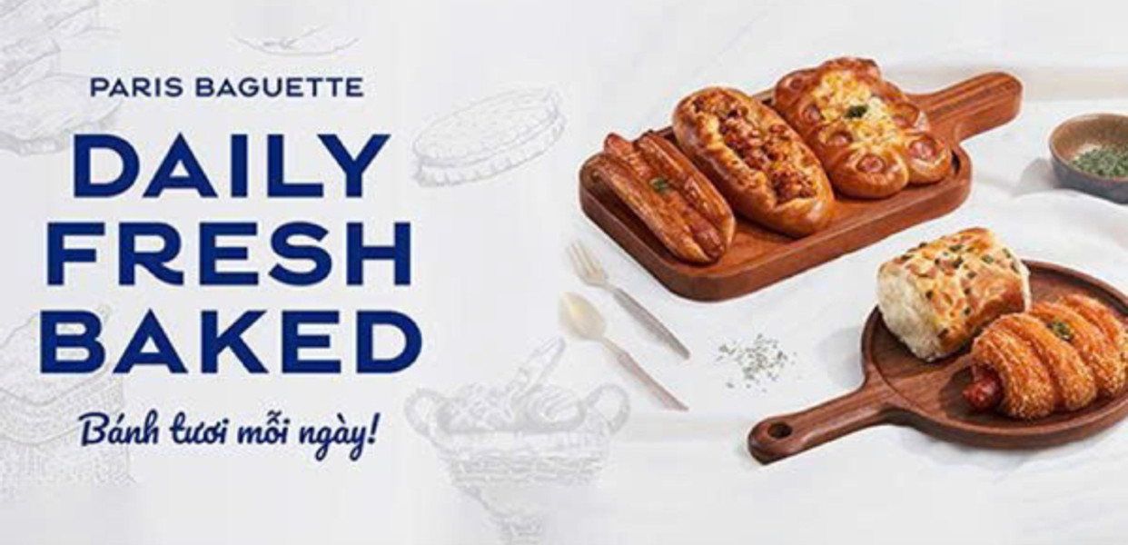 MENU ĐA DẠNG CÁC LOẠI BÁNH NGỌT VÀ CÀ PHÊ TẠI PARIS BAGUETTE