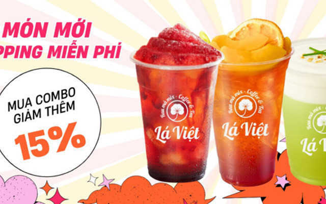 Lá Việt - Rau Má Mix & Trà Sữa Đậm Vị - Trường Sơn