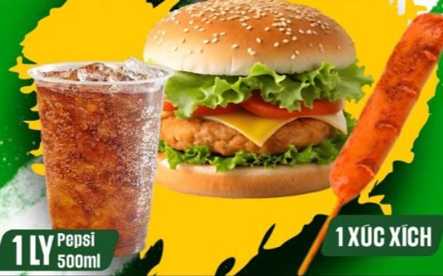 Vinh Food - Burger Gà Giòn - Nguyễn Hội