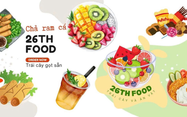 26Th Food - Chả Ram Cá, Trái Cây Gọt Sẵn & Ăn Vặt