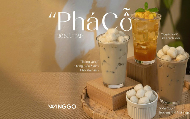Trà sữa Winggo - Trà Sữa Kem Trứng Nướng, Trà Hoa Quả & Matcha - 96 Tân Mai