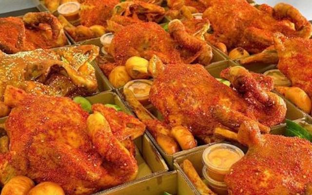 Gà Nướng Muối Ớt - 395 Bát Khối