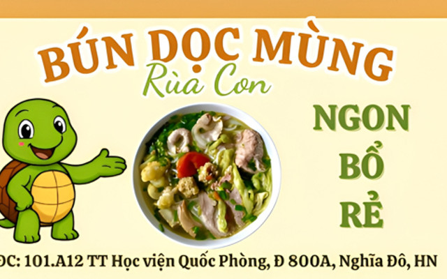 Rùa Con - Bún Cần & Dọc Mùng - Đường 800A