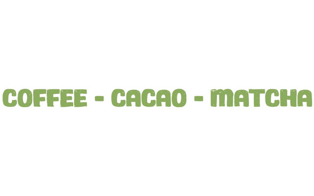 K.afe - Coffee, Cacao & Matcha - Đường DB4