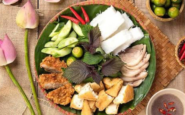 Bún Đậu Mắm Tôm Mẹt Tre Xanh