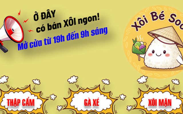 Cơm Gà Xối Mỡ - Xôi Bé Soo