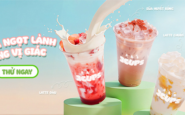 3CUPs - Quán Sữa Có Trà - Nguyễn Gia Trí