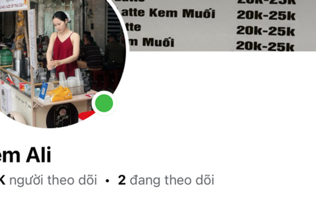 Tiệm Ali - Coffee, Nước Trái Cây & Matcha