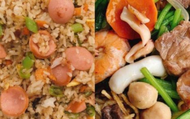 Cơm Chiên Dương Châu & Mì Xào Giòn 206