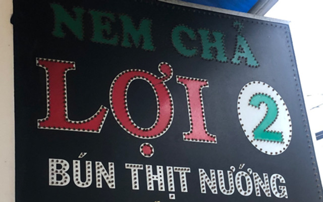 Bún Thịt Nướng Lợi 2 - 251 Tăng Bạt Hổ