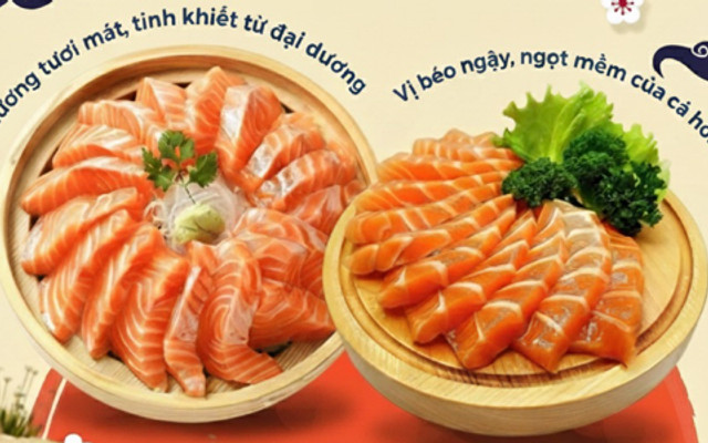 Mlem Thái - Sashimi Cá Hồi & Hải Sản Sốt Thái