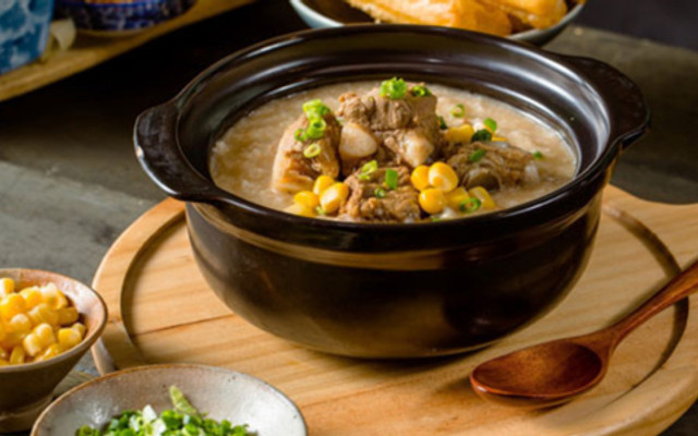 Cháo Sườn Đài Loan - Gan Xào